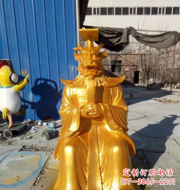北京中领雕塑:精美龙王铜雕