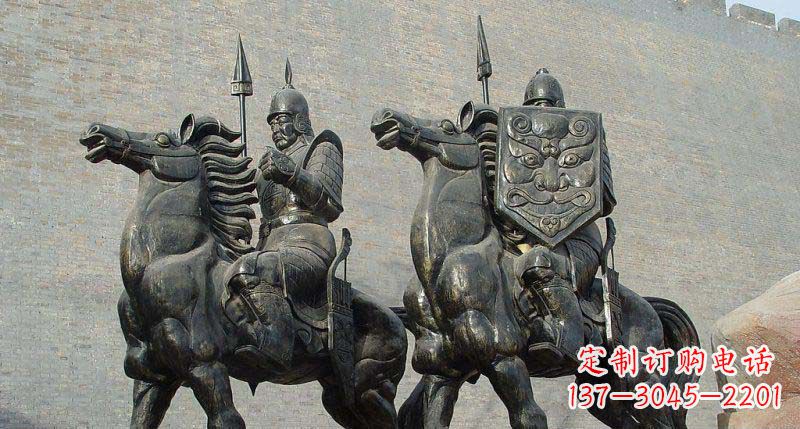 北京中领雕塑推出的将军铜雕以古代将军的形象为…
