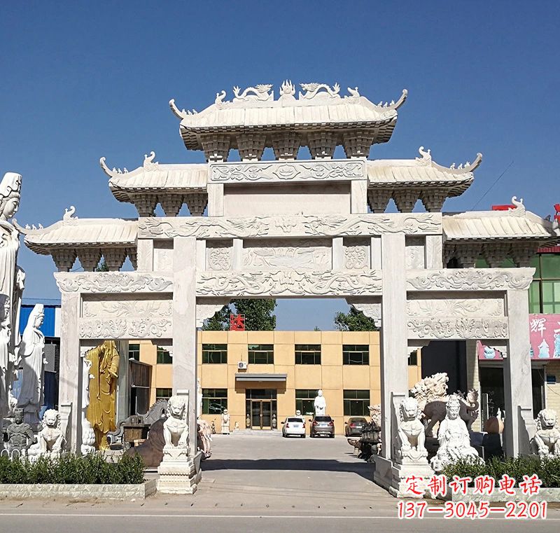 北京广场石雕牌坊:品质卓越的牌坊雕塑
