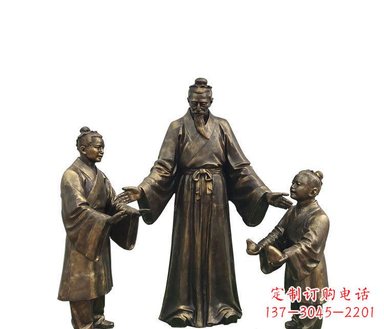北京精美铜雕孔融雕塑,温柔释放你的情怀