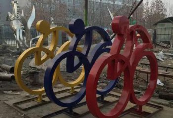 北京中领雕塑推出的自行车雕塑是一件别具一格的…
