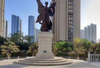 北京中领雕塑：精致的女神铜雕