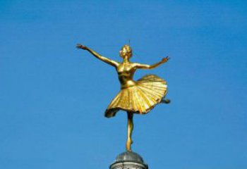 北京精美手工跳芭蕾舞的西方女人铜雕