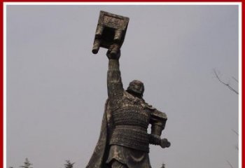 北京铜雕威武将军雕塑，雕刻极致端庄风采
