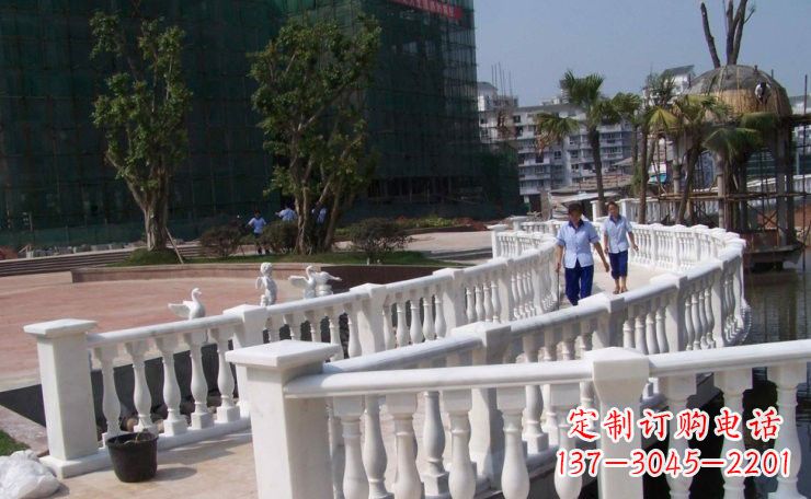 北京汉白玉欧式栏杆雕塑