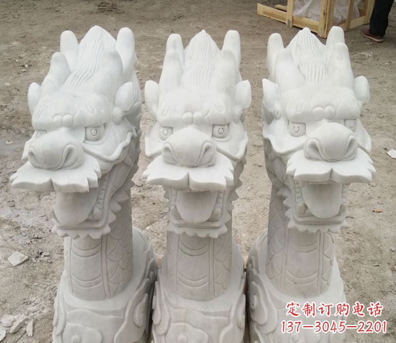 北京中领雕塑独特的玉喷水龙雕