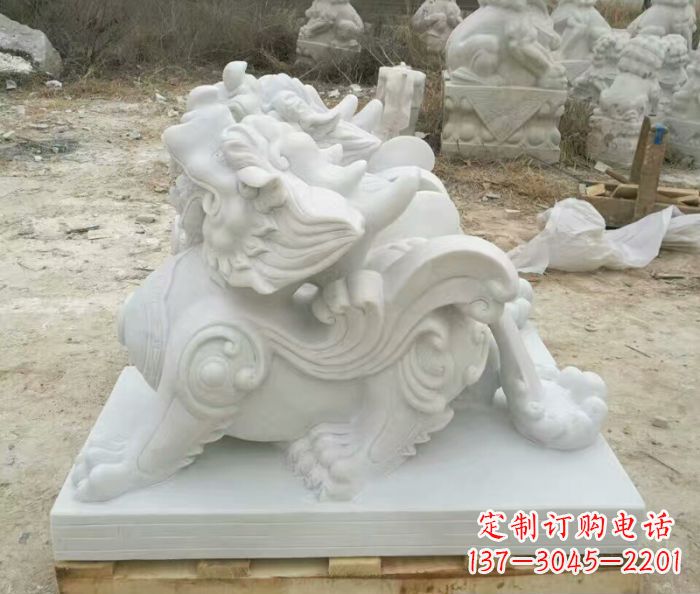 北京精美貔貅门口招财石雕