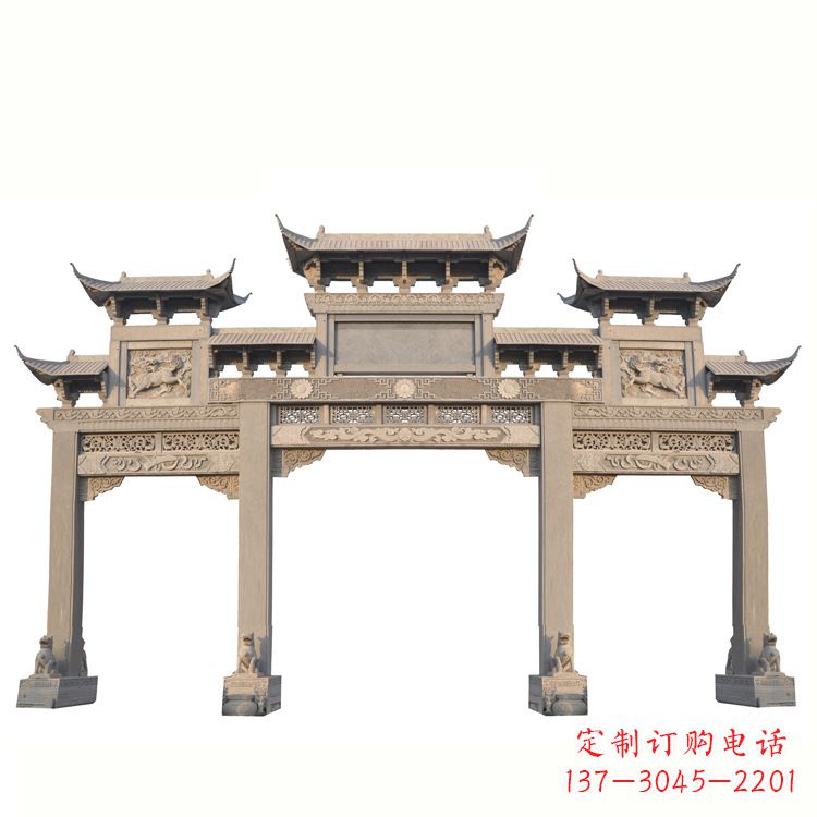 北京红石牌坊