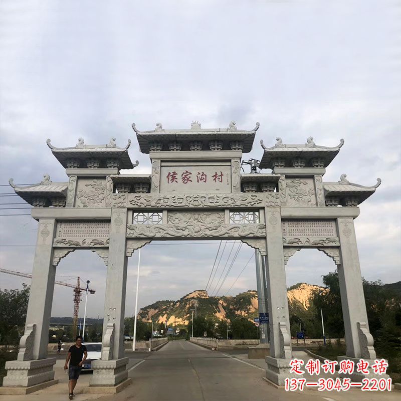 北京精美牌坊雕塑让您的品牌更加出彩