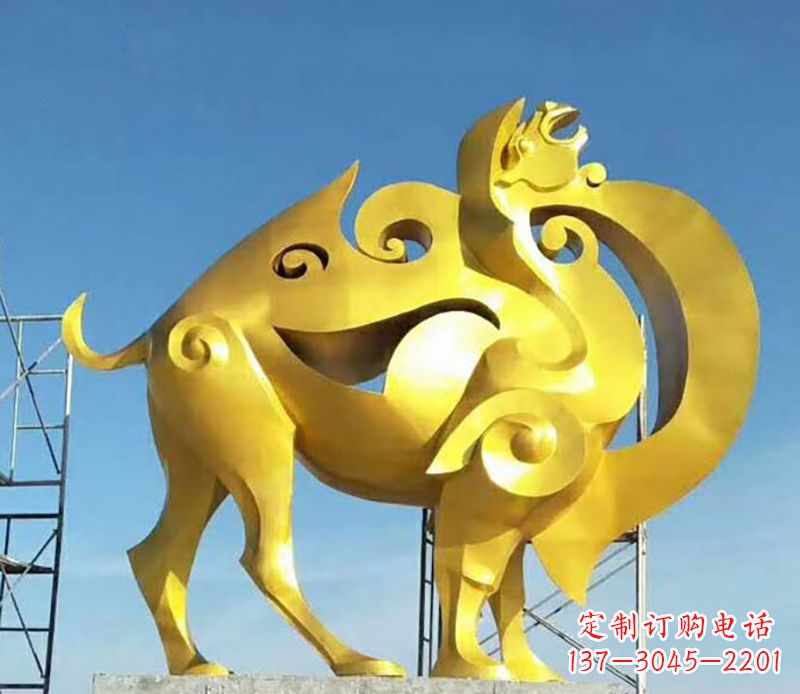 北京户外骆驼雕塑