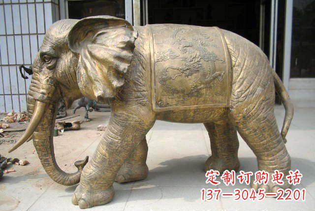 北京黄铜大象雕塑,让你的空间充满热情