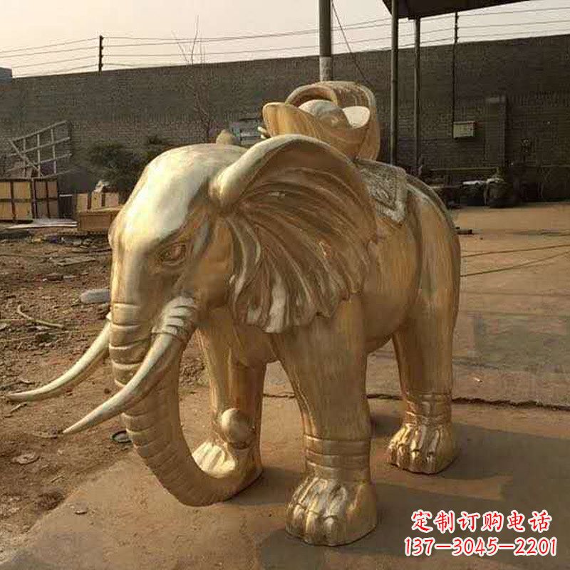 北京黄铜大象雕塑