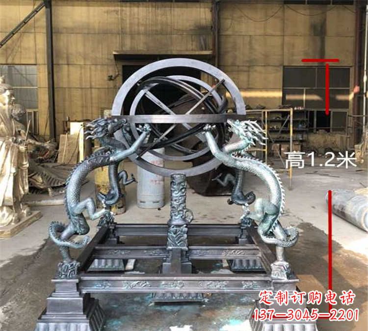北京浑天仪古代仪器校园景观雕塑