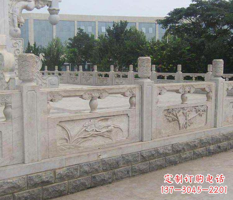 北京中领雕塑：精美石材栏板雕塑