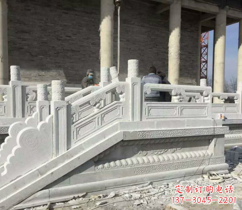 北京超凡精美的大理石栏板雕塑