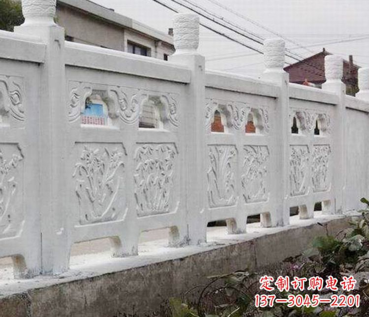 北京优雅大理石栏板雕塑