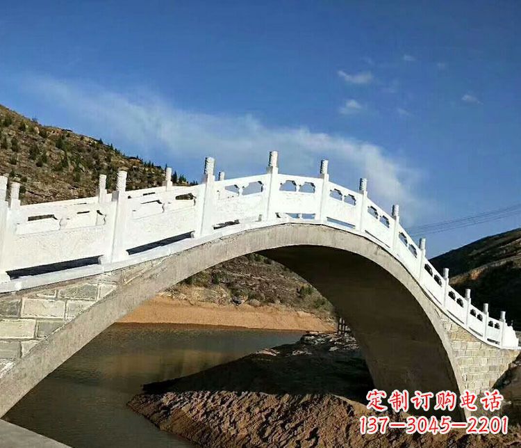 北京卓越之作:汉白玉拱桥雕塑