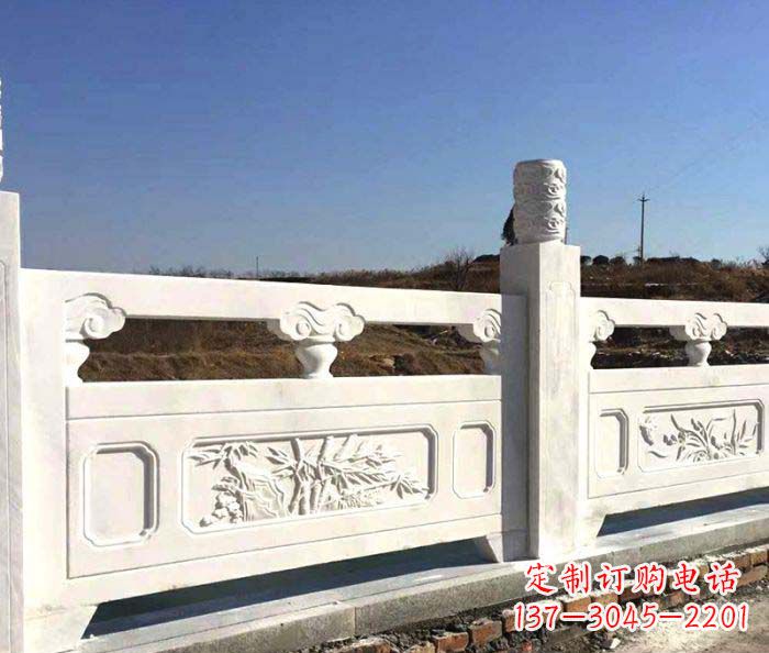 北京泰安中领雕塑汉白玉石浮雕栏板
