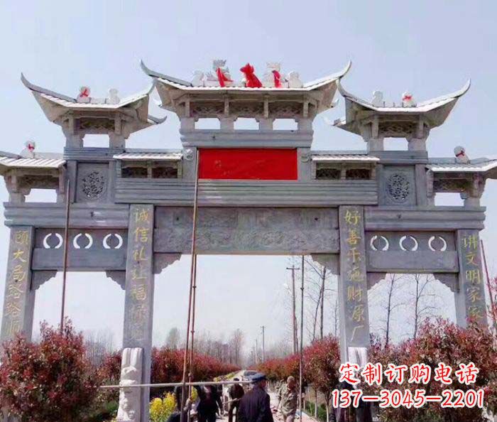 北京传承经典，尊崇古风：牌坊石雕