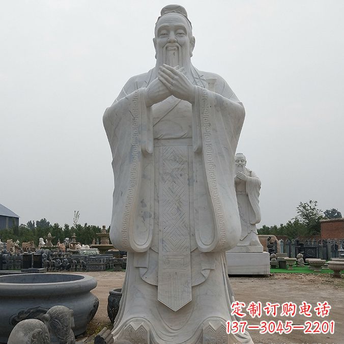 北京传承自然美学,济南中领雕塑青铜孔子雕塑
