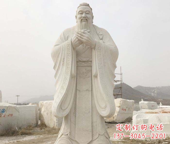 北京以孔子崇高形象设计独一无二的雕塑
