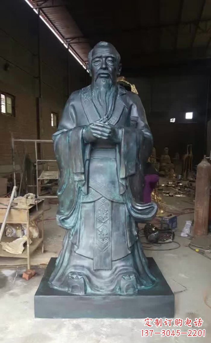 北京中领雕塑的孔子青铜雕塑