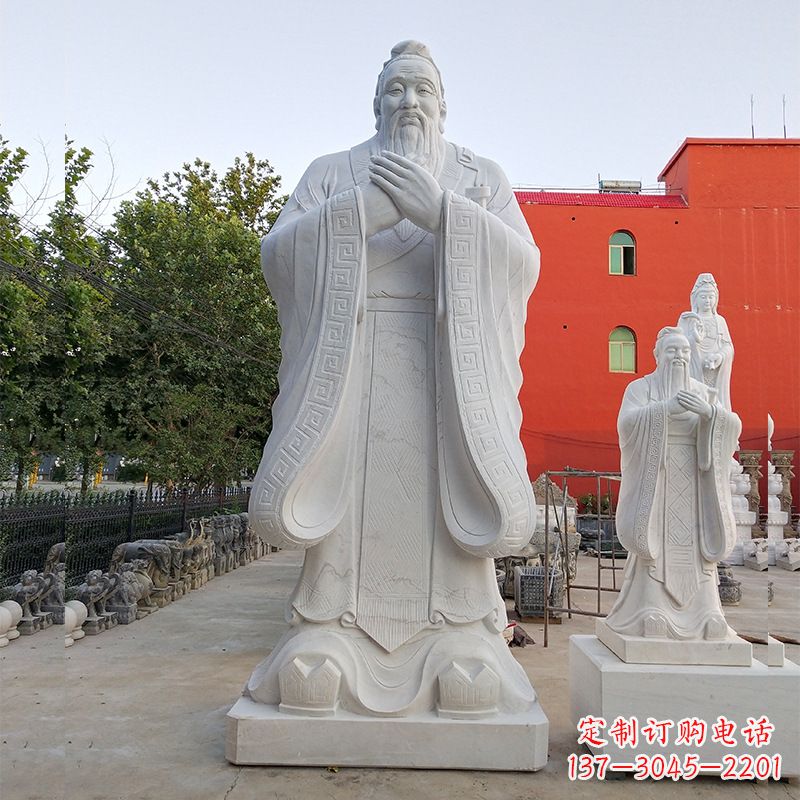 北京孔子圣像雕塑