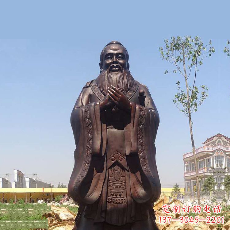 北京孔子铜雕塑，传承中华文化的传奇精品
