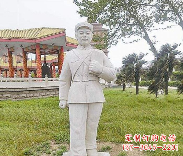 北京雷锋石雕——传承奉献精神