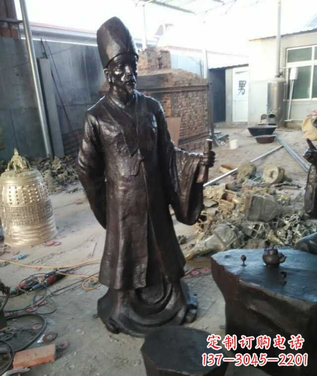 北京精美雕塑,展现古代名医李时珍的传奇