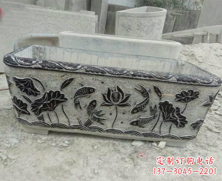 北京浮雕仿古式水缸雕塑，令人惊艳