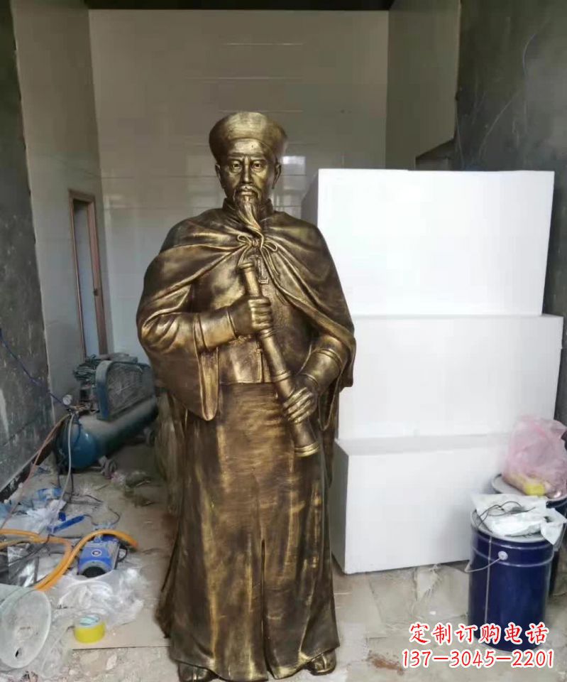 北京荣耀中国历史人物——林则徐铜雕