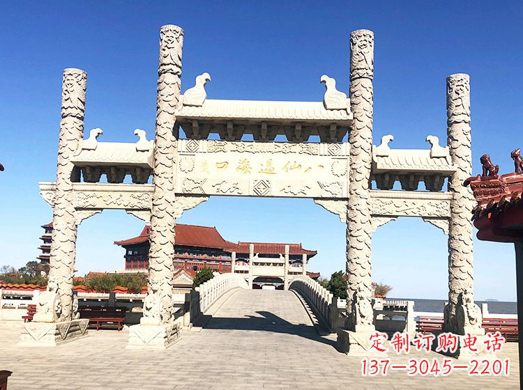 北京临夏石雕牌坊—打造国风精美雕塑