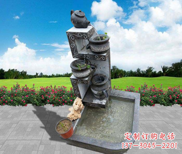 北京极具特色的水槽雕塑