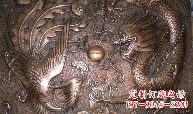 北京传统风情铜雕龙让灵魂升华
