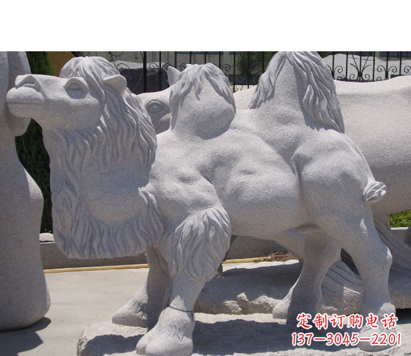 北京艺术珍品—骆驼石雕