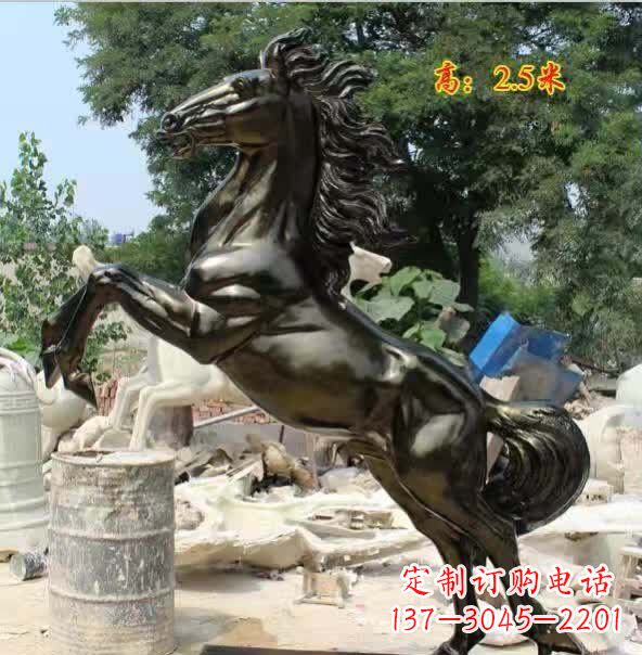 北京马到成功铜雕 (2)