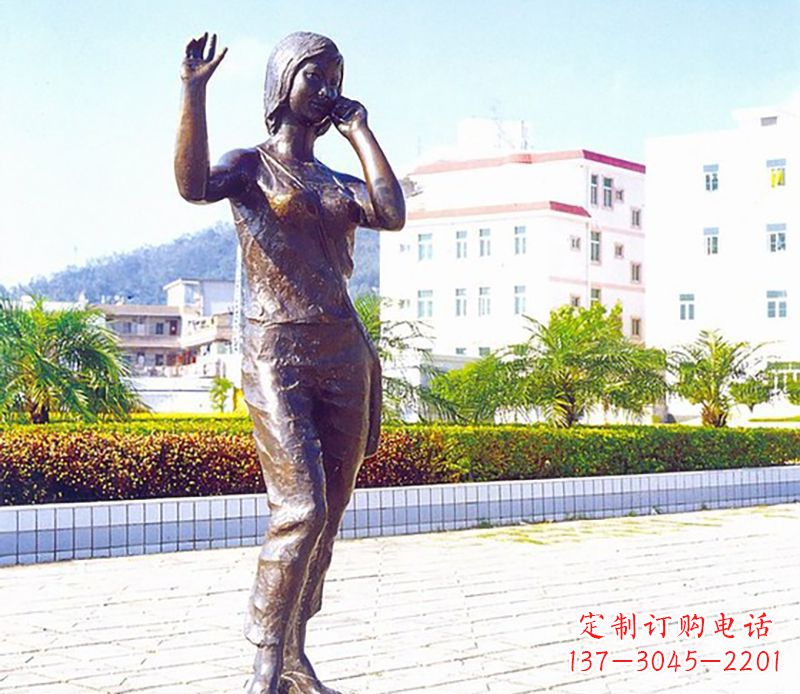 北京美女雕塑——一种经典的室外观赏雕塑