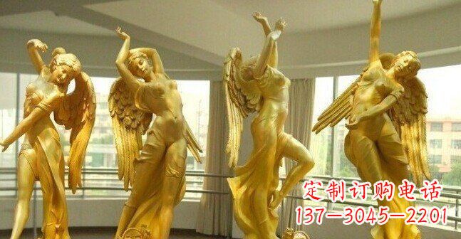 北京西方天使雕塑，精美绝伦
