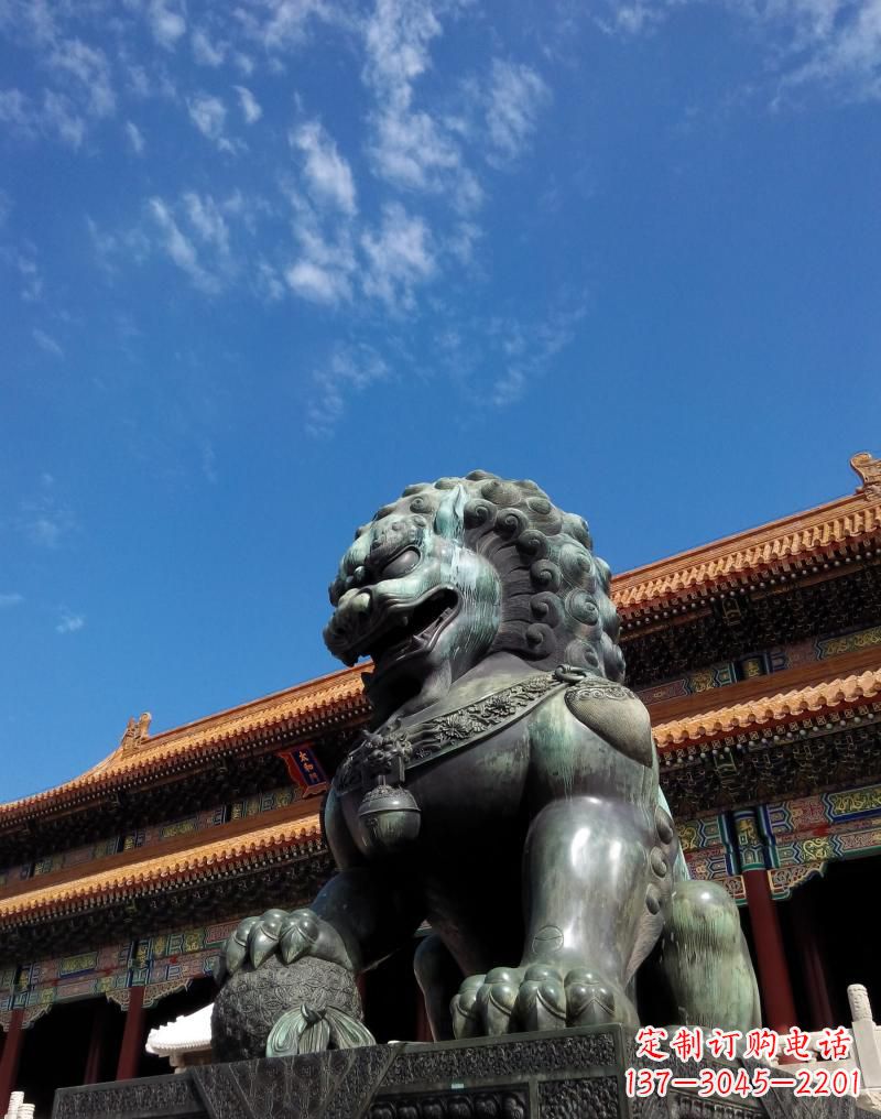 北京铜雕狮子,传承古典文化