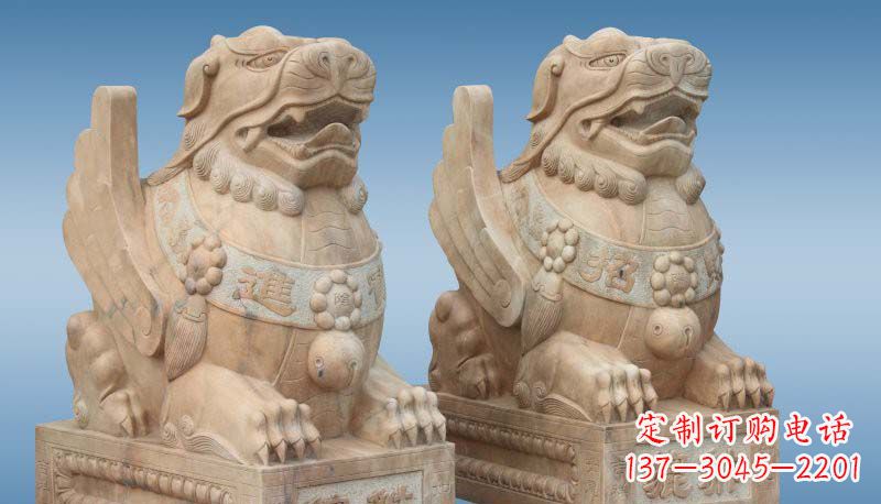 北京中领雕塑:传承古老传统,精心雕琢貔貅石雕