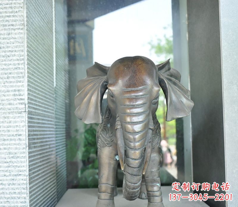 北京艺术象征——门口镇宅大象铜雕