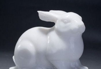 北京精致汉白玉兔子雕塑