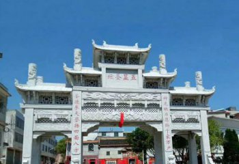 北京全新定制石牌坊雕塑，为您的寺院注入历史文脉