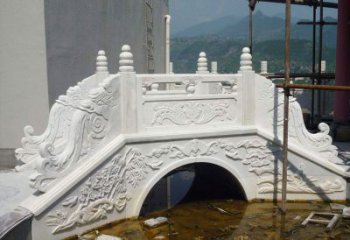 北京汉白玉庭院装饰石桥雕塑