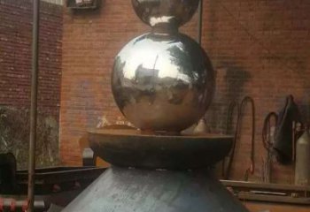 北京中领雕塑手工定制葫芦不锈钢雕塑