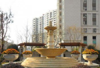 北京户外多层喷泉石雕 (2)