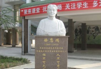 北京传承徐悲鸿精神，现代工艺展现艺术之美的徐悲鸿雕塑