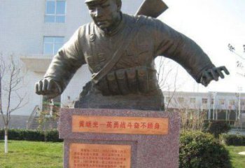 北京精美黄继光铜雕，品质保证