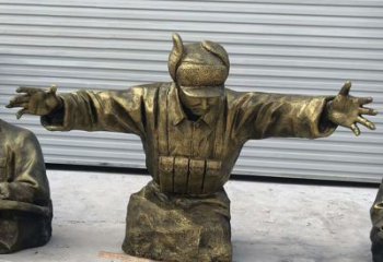 北京黄继光铜雕是由中领雕塑定制的精致作品。中…